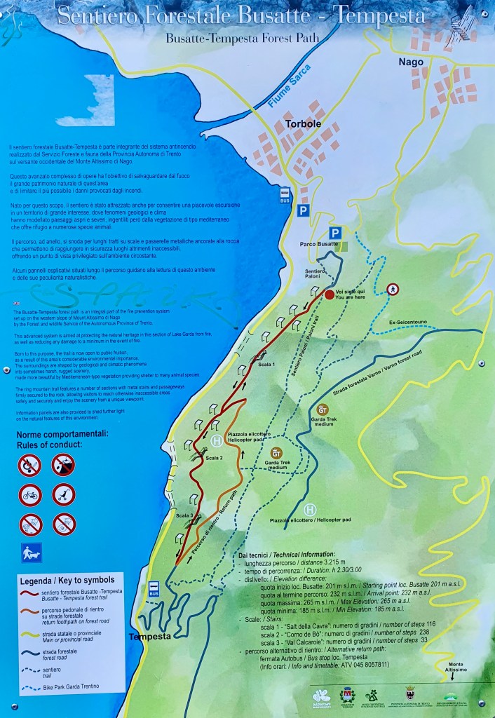 Il Sentiero panoramico Busatte Tempesta